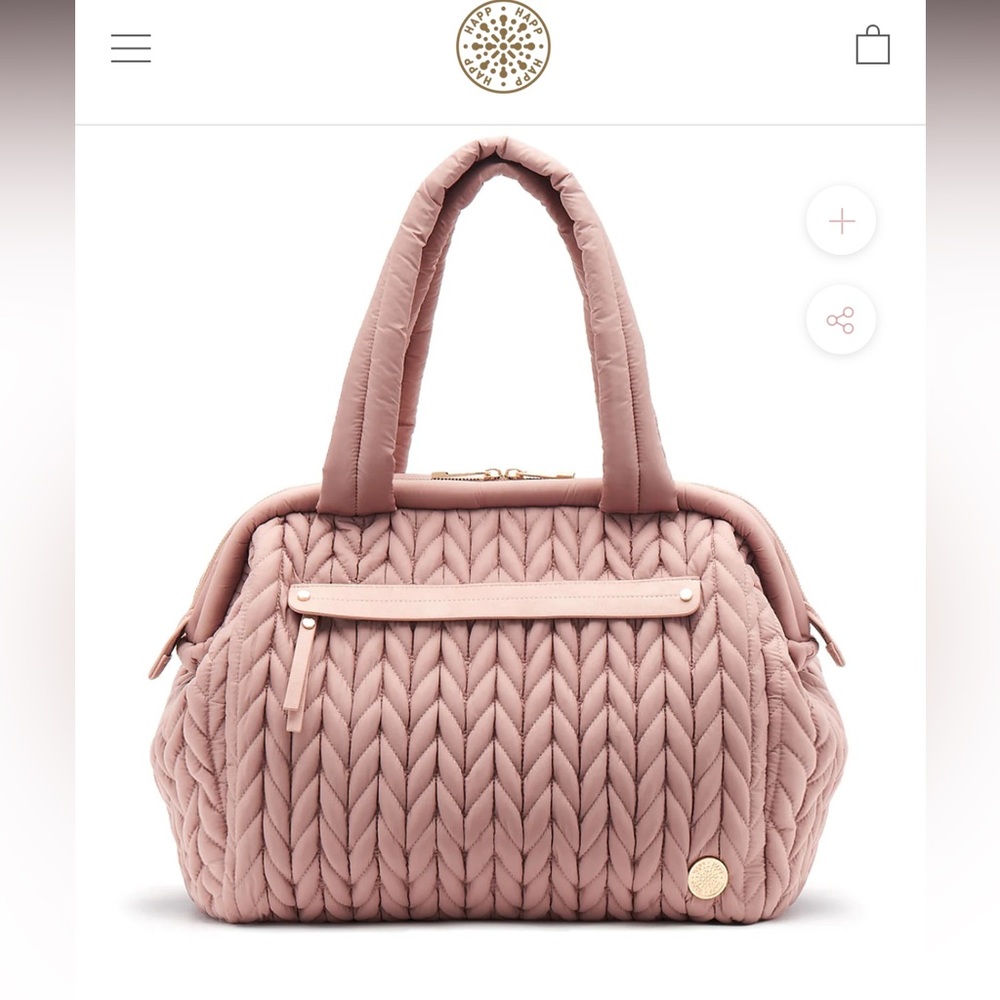 Paige Carryall Dusty Rose Diaper Bag